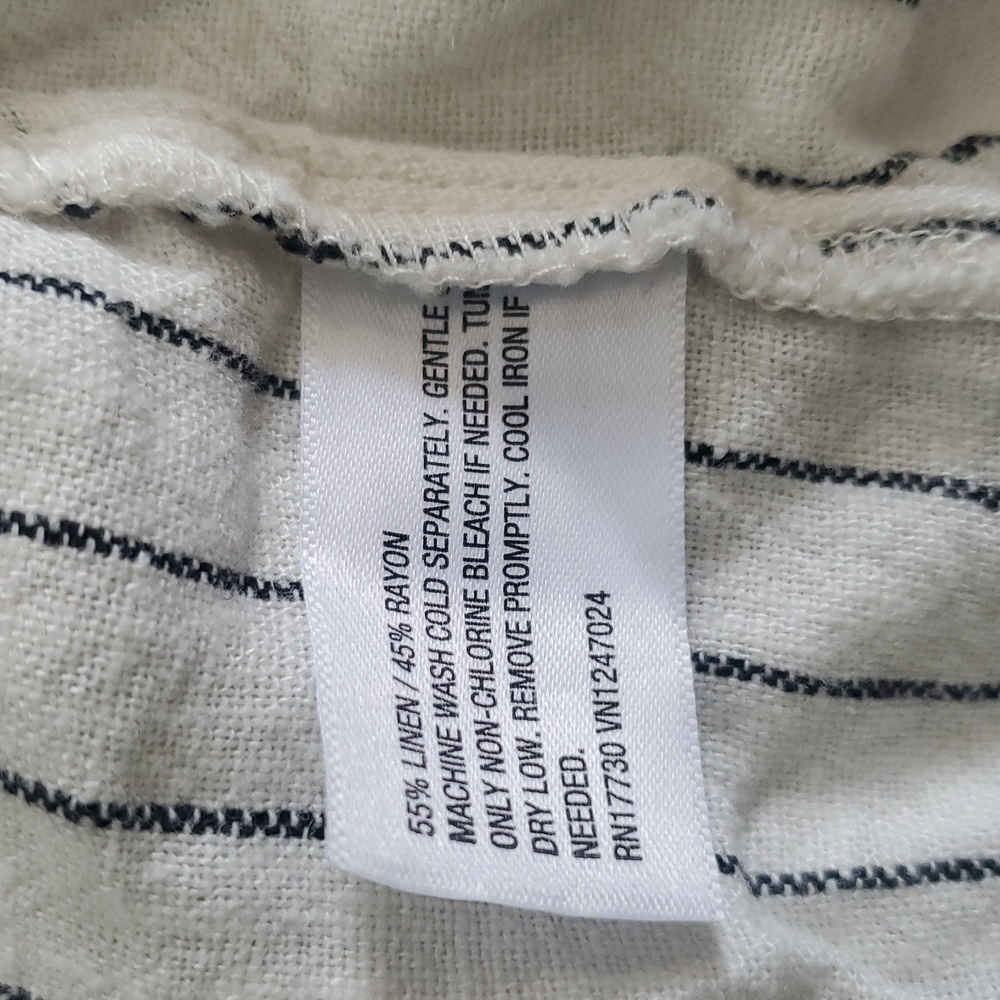 a new day White and Black Striped Midi Dress Size XL - Picture 7 of 7
